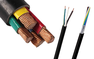 What is the difference of control cable and power cable ?