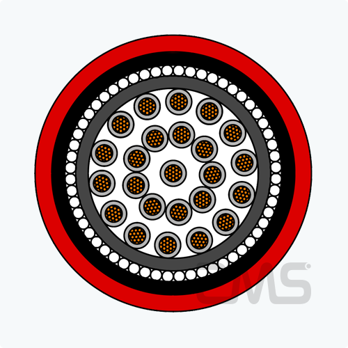 Galvanized Steel Wire Armoured Control Cable
