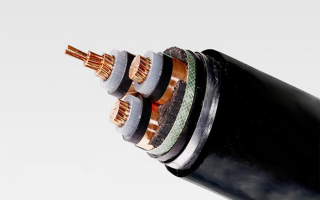 What is the structure of fire-resistant power cable?