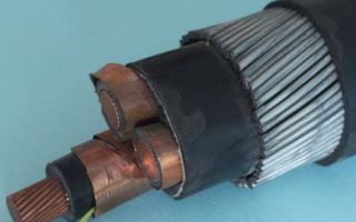 What are the details of the power cable structure?