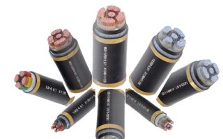 What are the common power cable structures analyzed?