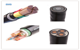 What is the structure of fire-resistant power cables?