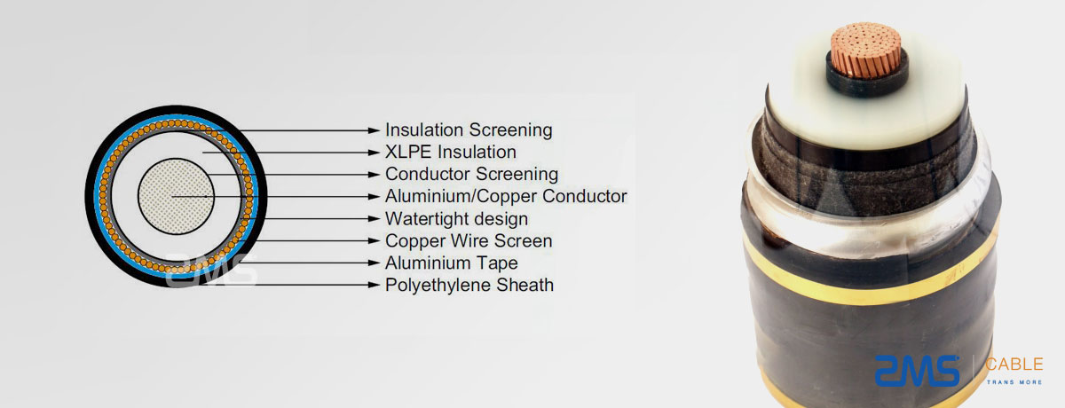 XLPE Insulated Armoured High Voltage Power Cables