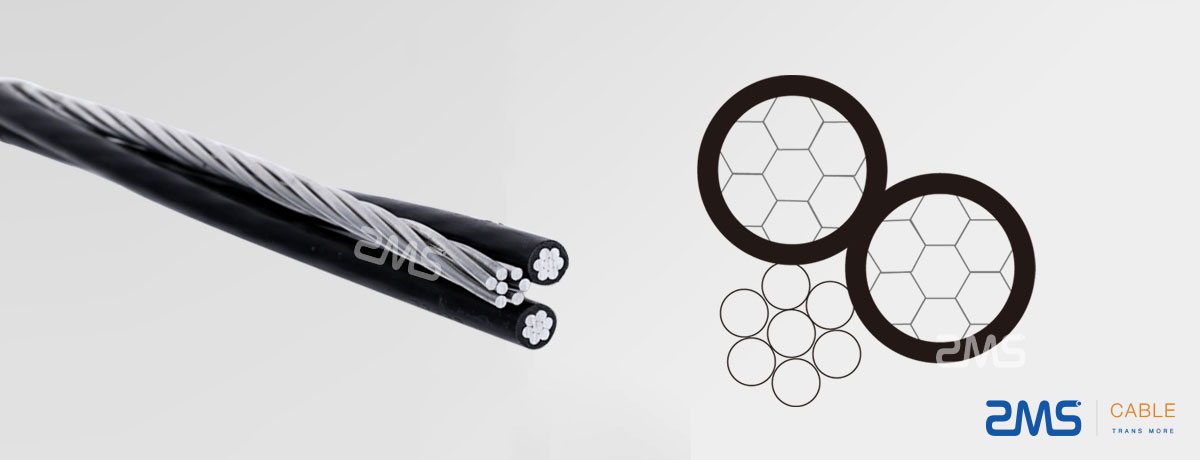 Overhead Aerial Bundled Cable