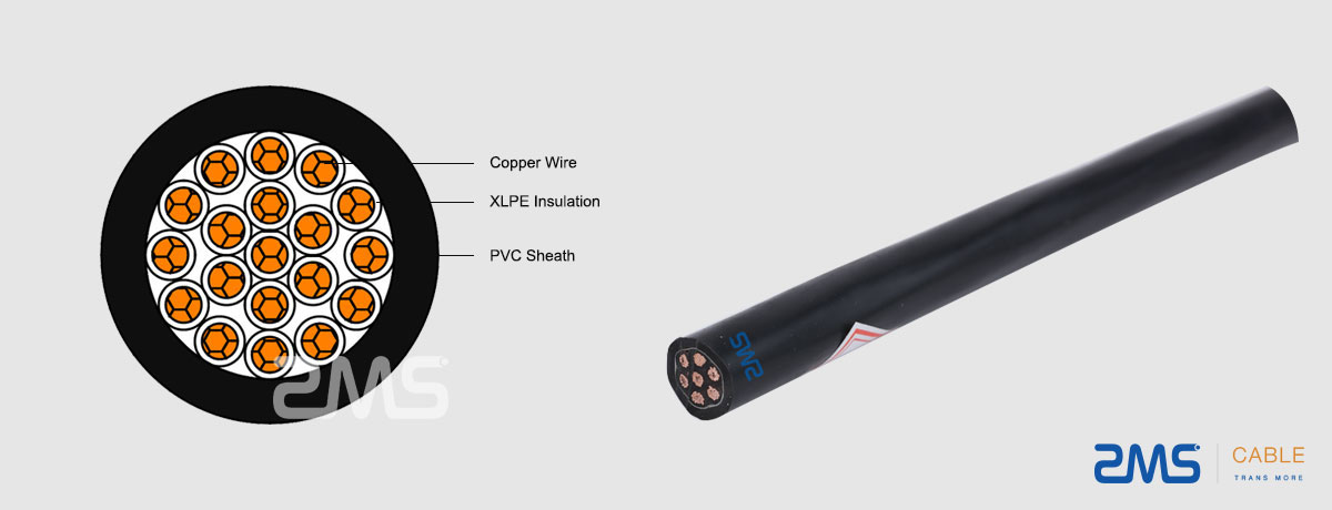 PVC XLPE Insulation Control Cable 