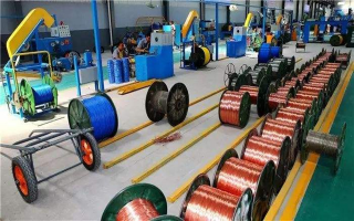 Cable quality control inspection during production process