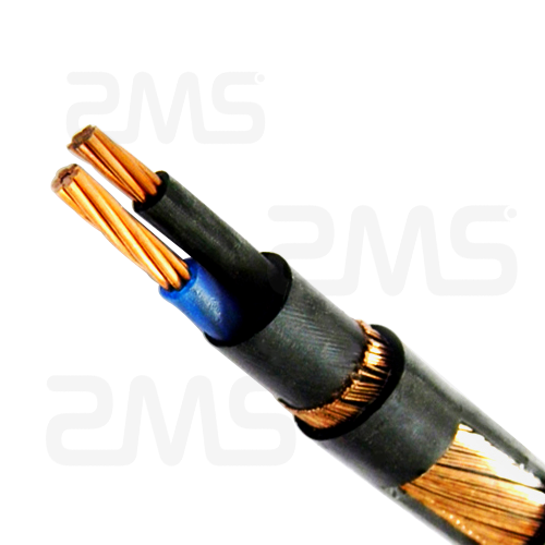 3 Core Round Copper Concentric Cable
