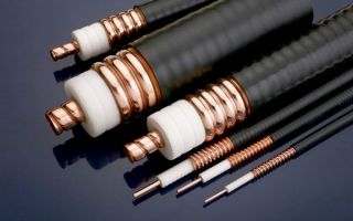 What are the various types of coaxial cables?