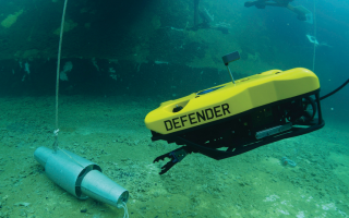 What is the environment for underwater robotic cables?