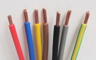 What is the meaning of BV wire and cable color separation?