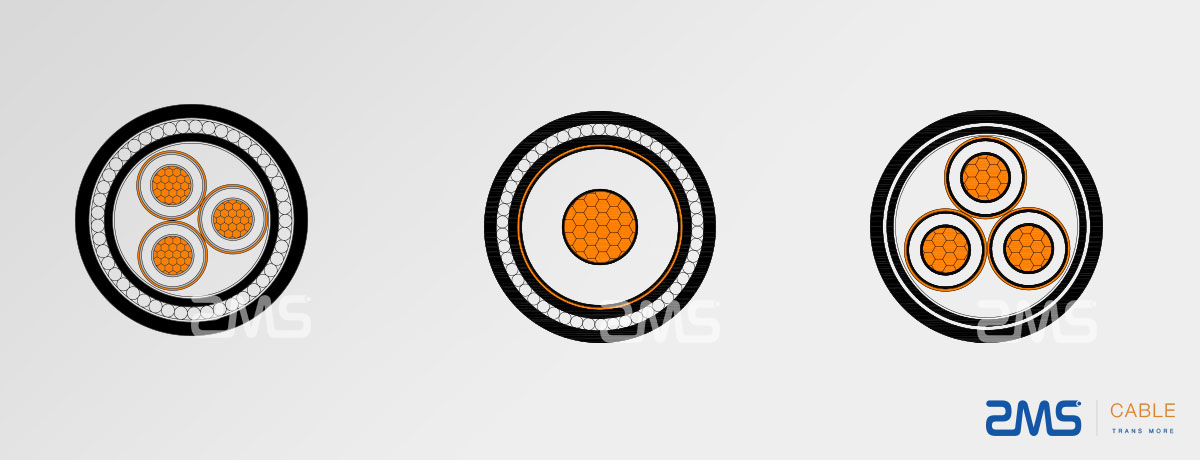 Al Cu XLPE PVC SWA STA Power Cable